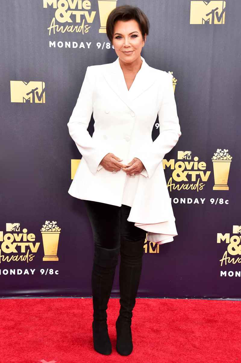 Kris Jenner 2018 MTV Movie And TV Awards