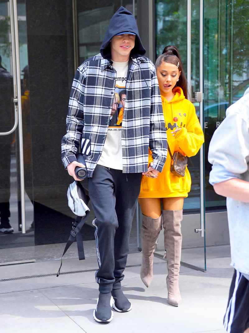 Ariana Grande and Pete Davidson step out on June 20, 2018 in New York City.