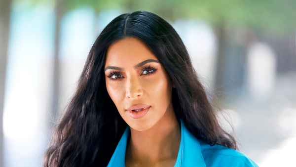 Kim Kardashian attends the Louis Vuitton Menswear Spring/Summer 2019 show as part of Paris Fashion Week Week on June 21, 2018 in Paris, France.