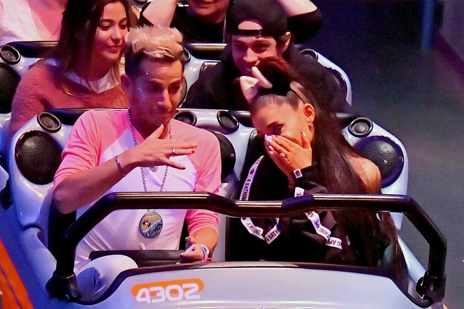 Ariana Grande Flashes Diamond Ring at Disneyland With Pete Davidson ...
