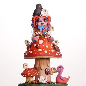 Art Show Cake designed and made by Cakes by Timbo