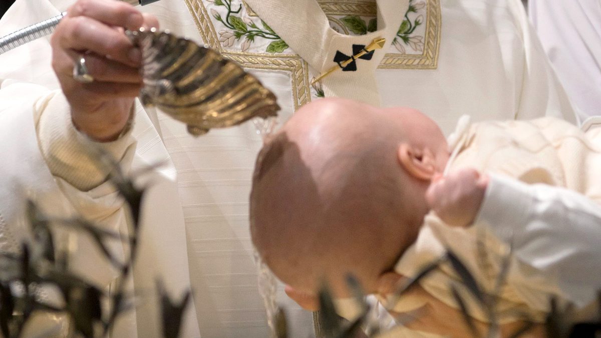 Baptism, Priest, Slap Baby, Viral