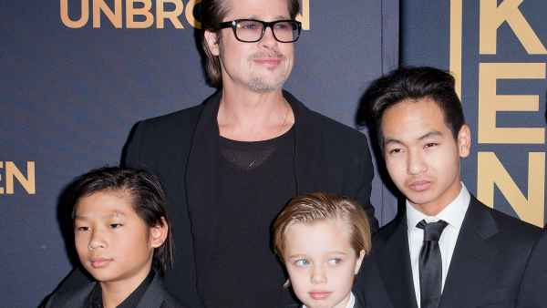 Brad Pitt, Father's Day, Pax Thien Jolie-Pitt, Shiloh Nouvel Jolie-Pitt, Maddox Jolie-Pitt