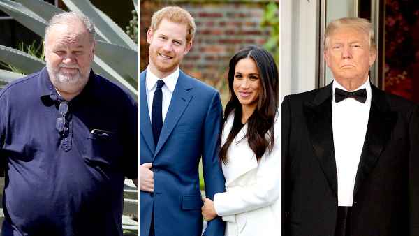 Thomas Markle, Prince Harry, Duchess Meghan and Donald Trump