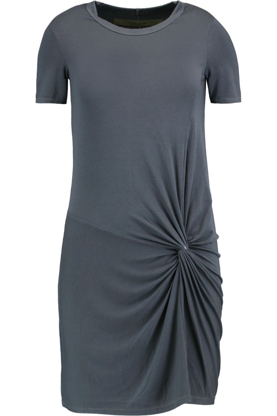 Enza Costa Knotted Stretch-Jersey Mini Dress