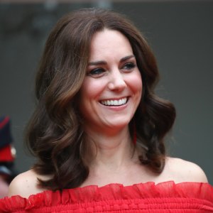Kate Middleton Red Alexander McQueen Dress