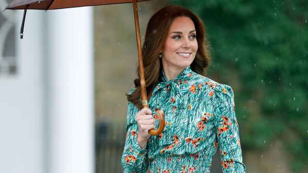 kate middleton floral long sleeve dress