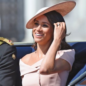 Meghan Markle off the shoulder dress