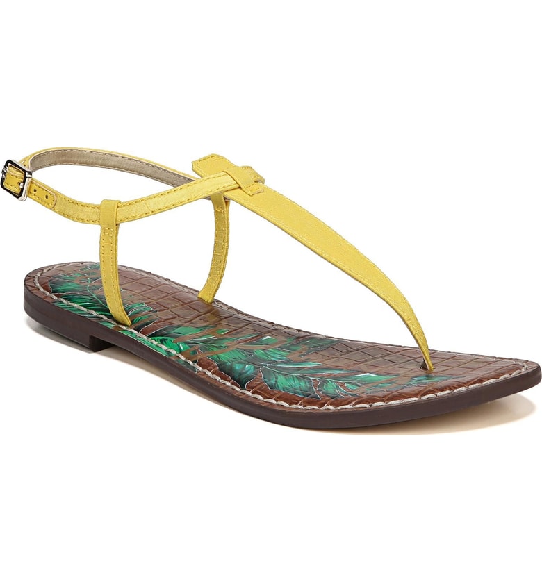 sam edelman yellow sandal