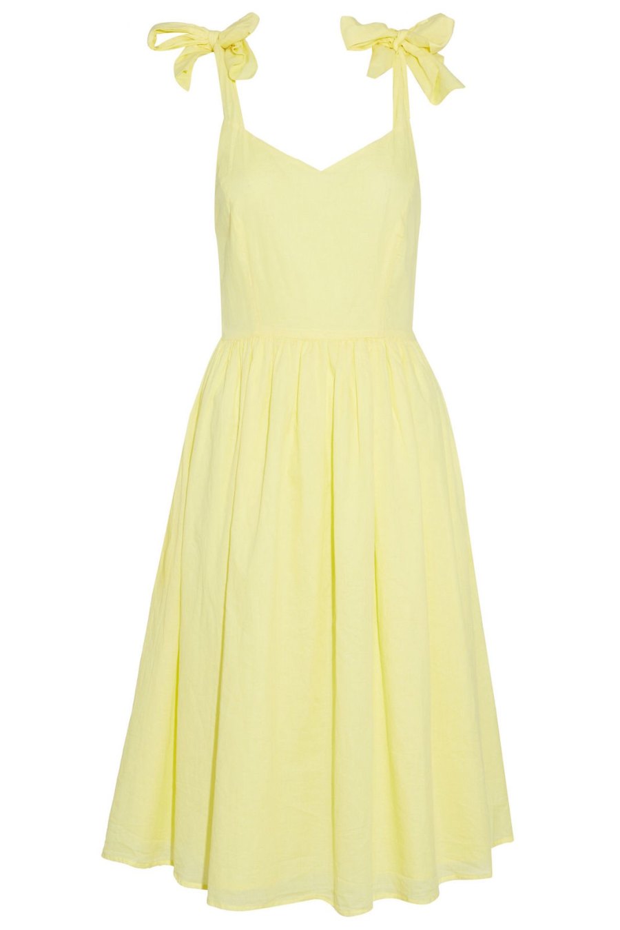 IRIS & INK Renny pleated cotton-voile dress