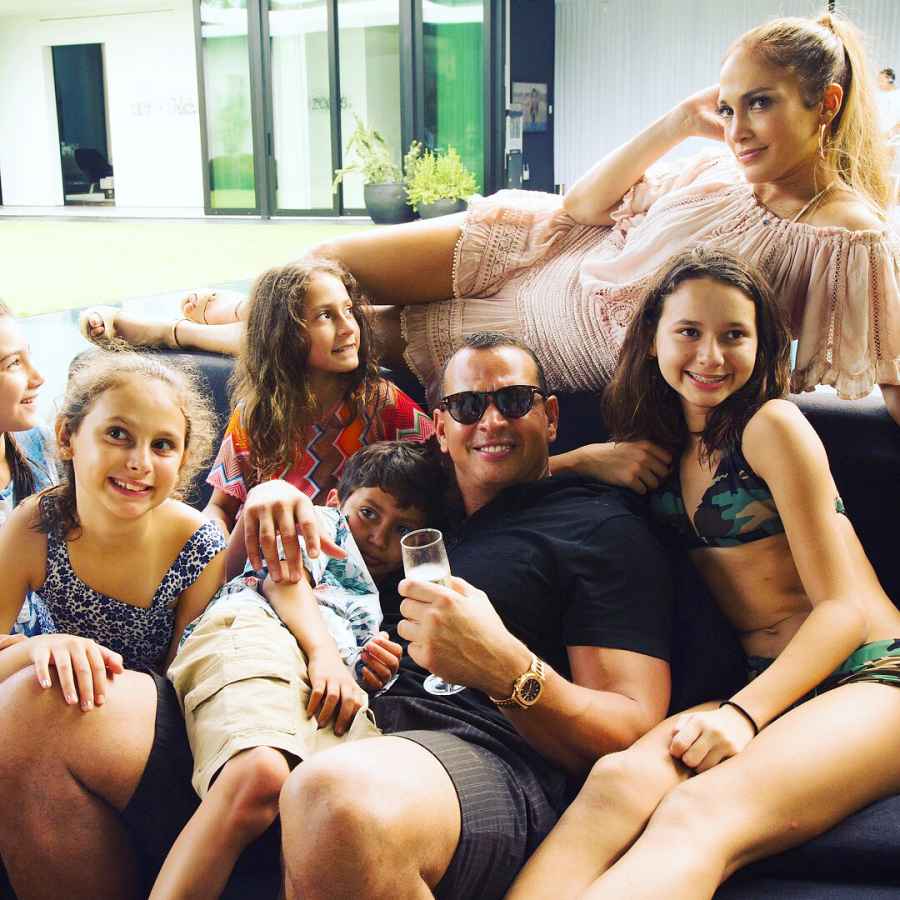 Jennifer Lopez, Alex Rodriguez, Father's Day