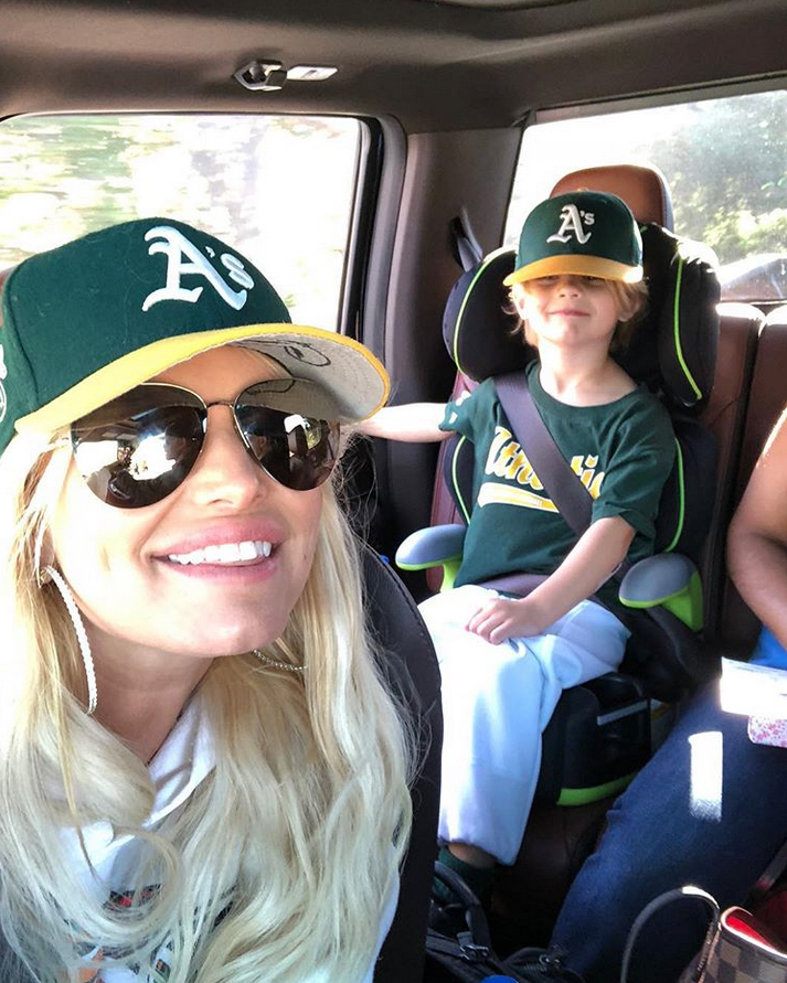 Jessica Simpson and son Ace