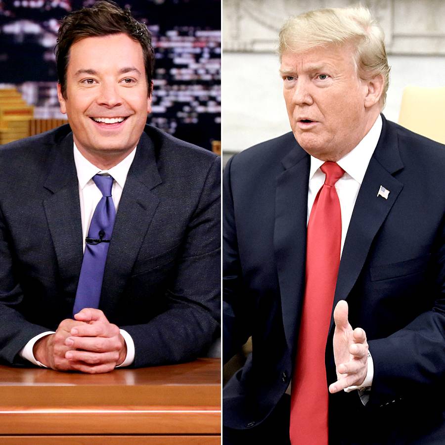 Jimmy Fallon and Donald Trump