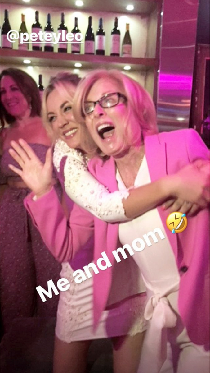 Kaley Cuoco, Mom, Bachelorette Party, Engaged, Instagram