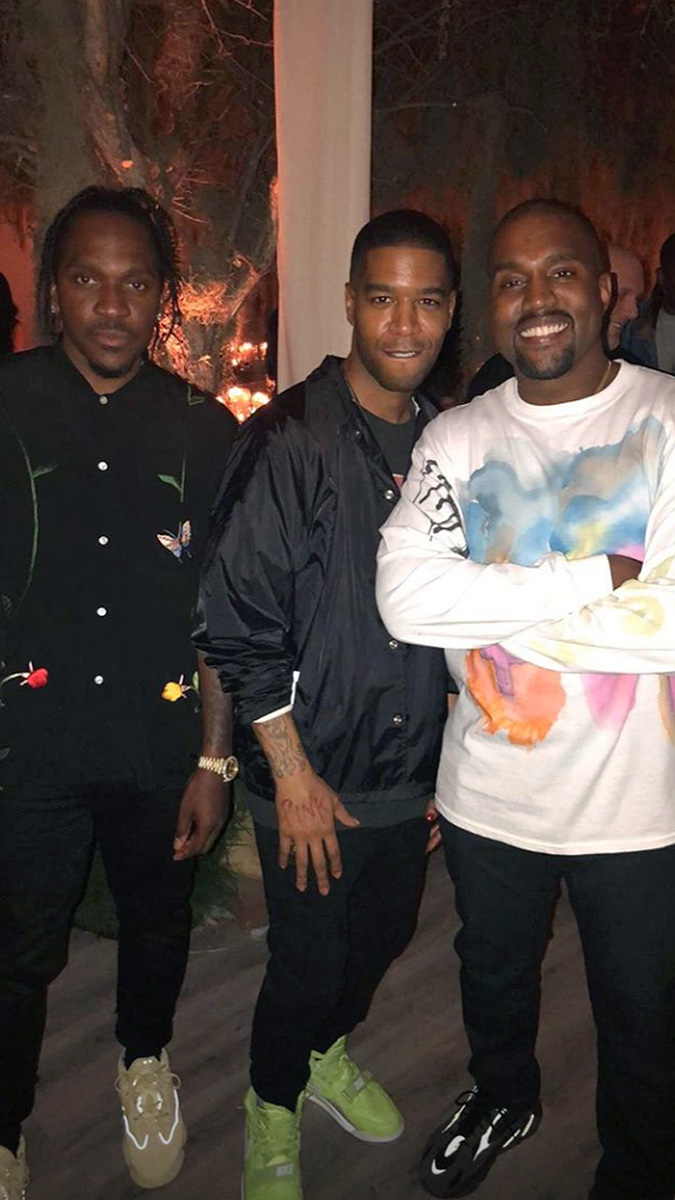 Pusha T, Kid Cudi, Kanye West, Birthday Party