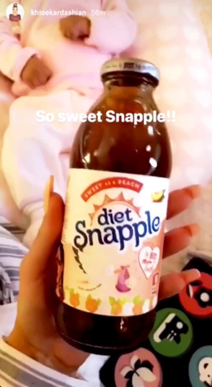 Khloe Kardashian True Snapple Instagram