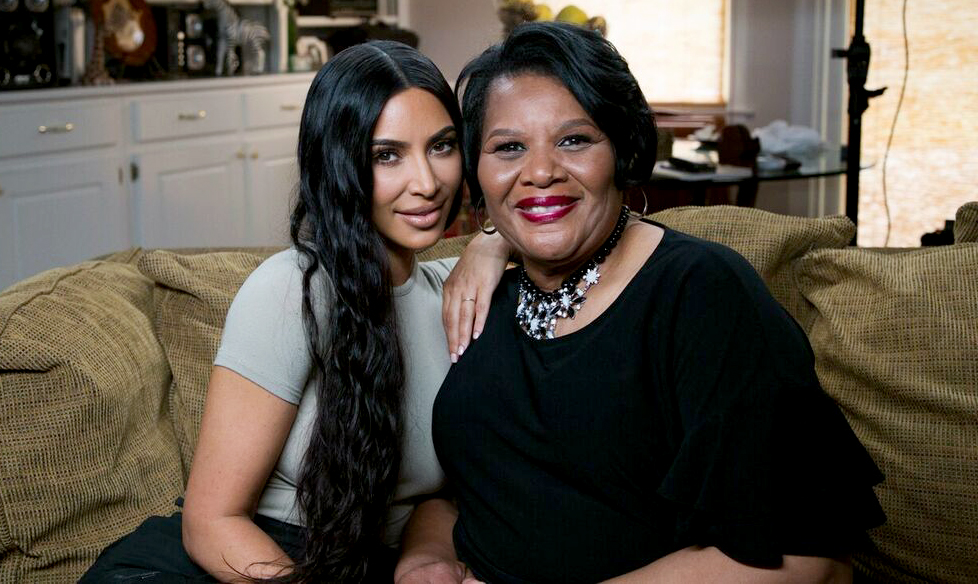 Kim Kardashian West and Alice Johnson