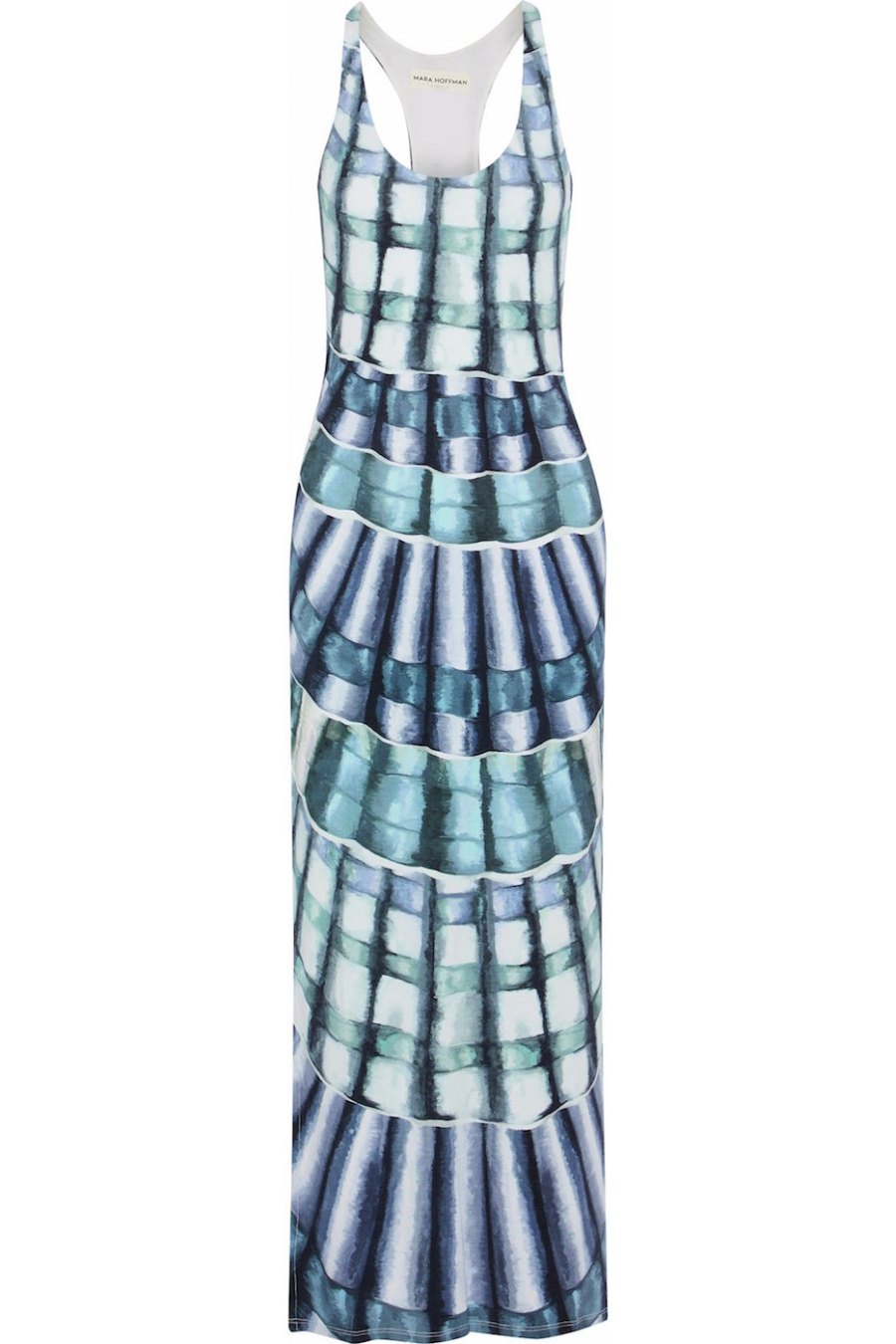Mara Hoffman Printed Stretch-Modal Jersey Maxi Dress