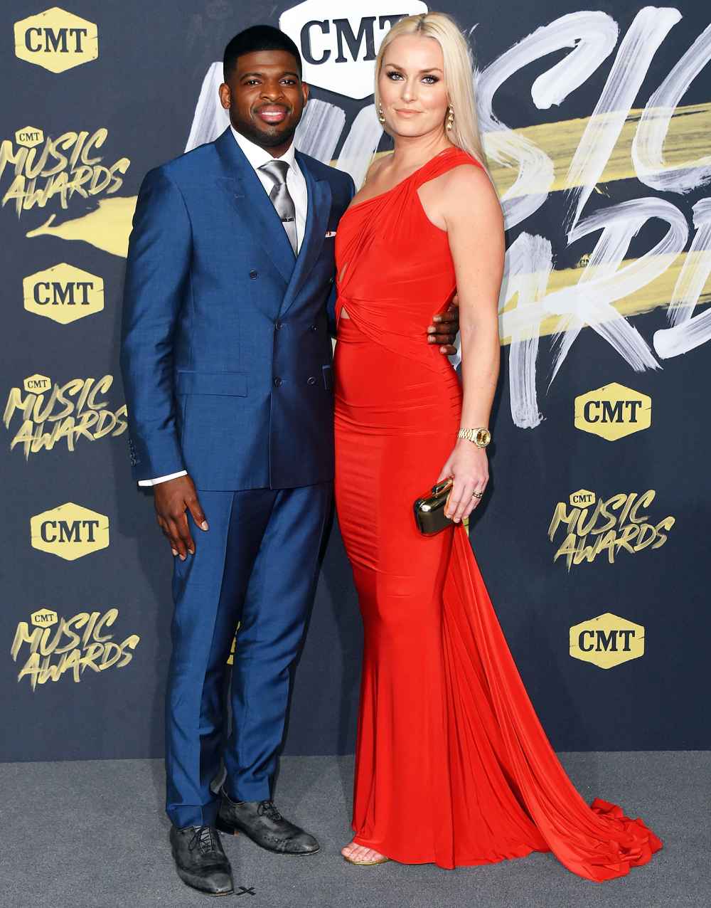 P.K. Subban Lindsey Vonn CMT Music Awards 2018