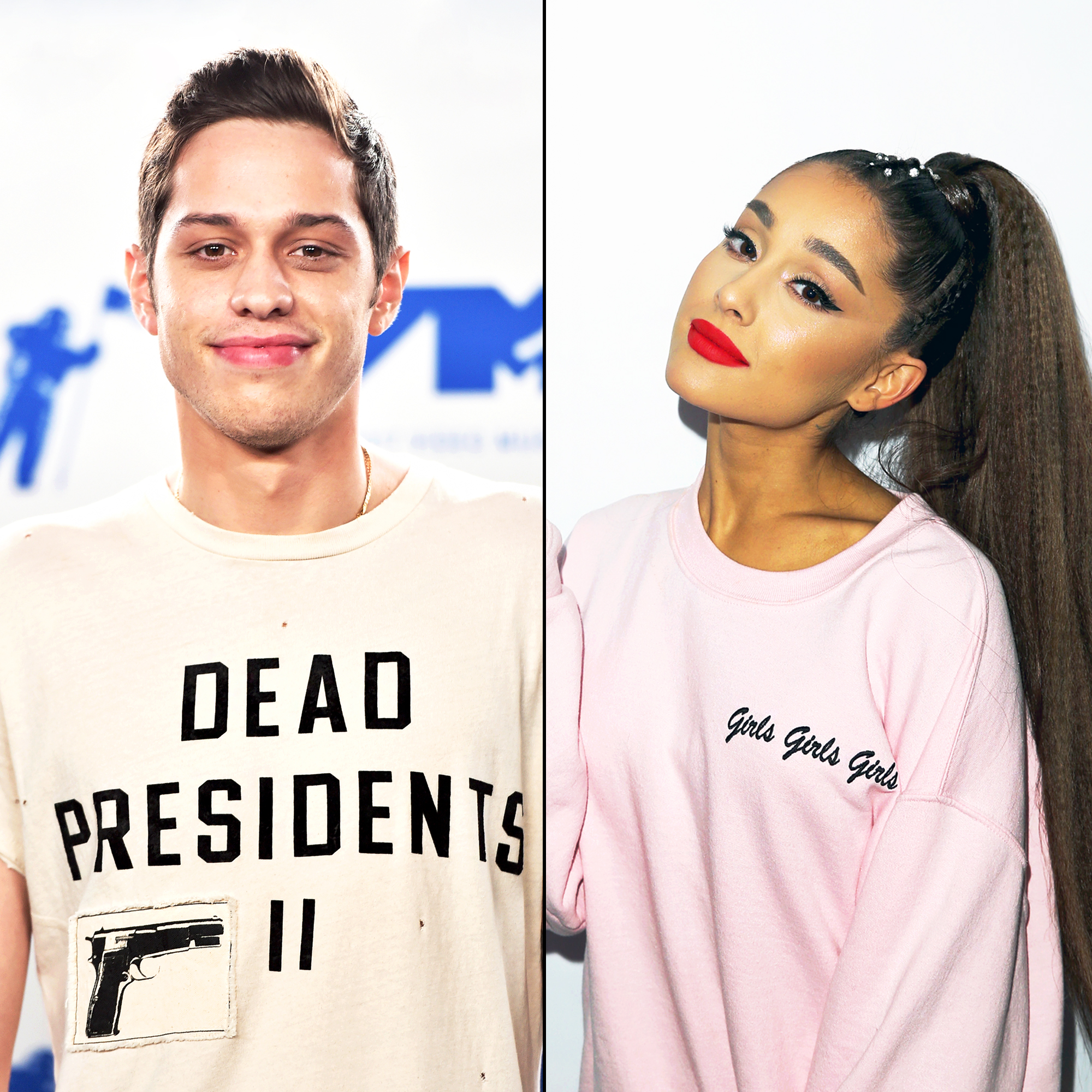 Pete Davidson and Ariana Grande