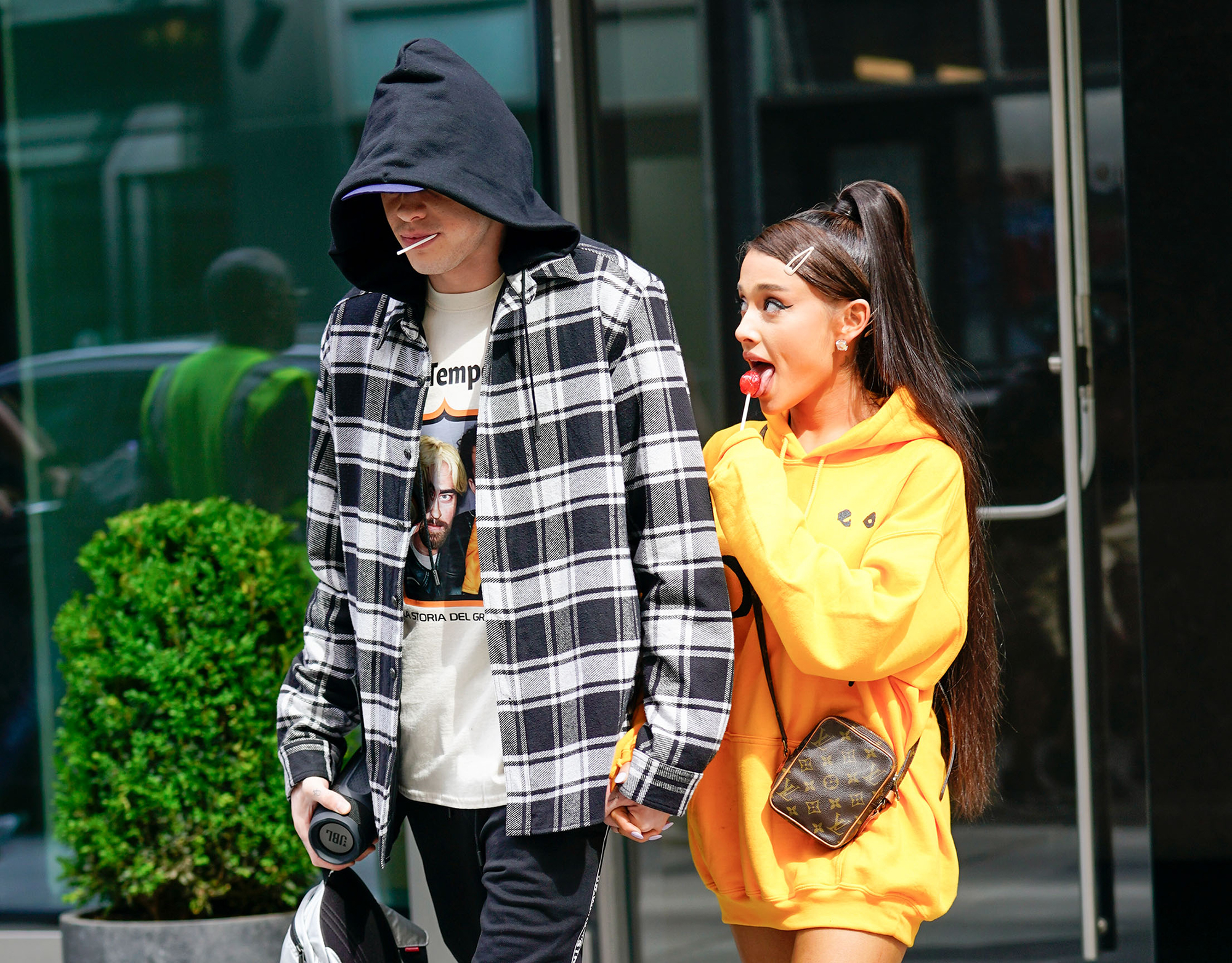 Pete Davidson and Ariana Grande