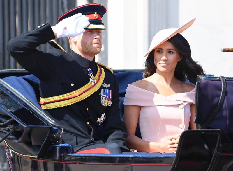 Prince Harry, Meghan Markle, Trooping The Colour, Royal Family