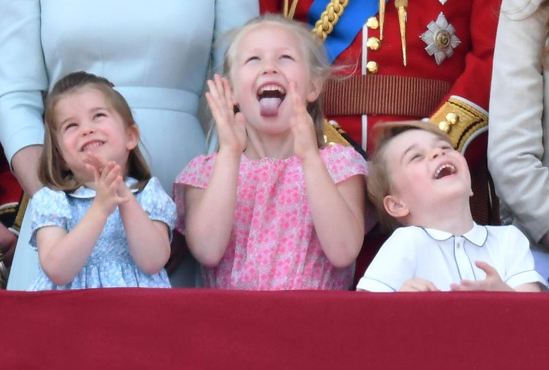 Princess Charlotte, Savannah Phillips, Prince George, Trooping The Colour, Royal Family