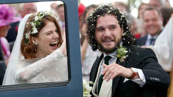 Rose Leslie, Kit Harington, Kirkton of Rayne, Scotland