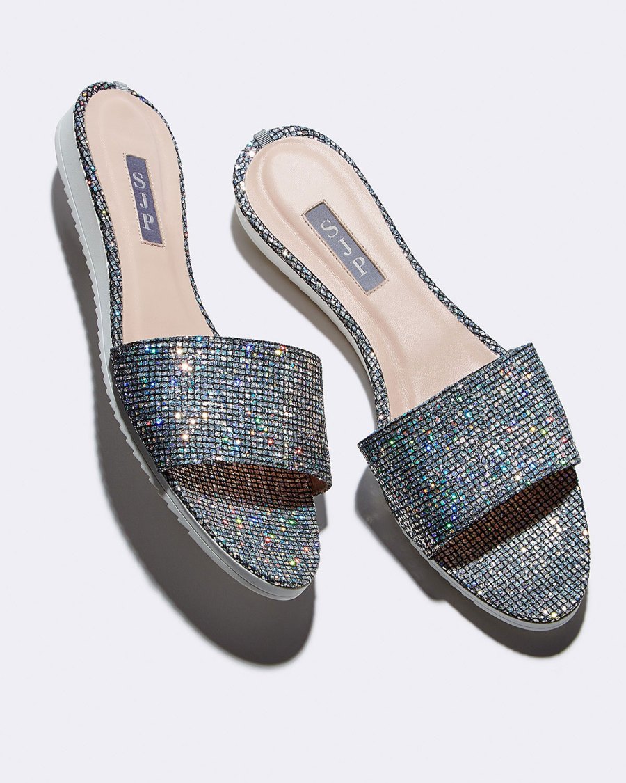 sarah jessica parker glitter slides