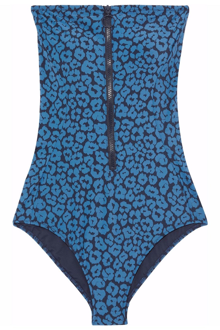 Stella McCartney Cutout leopard-print swimsuit