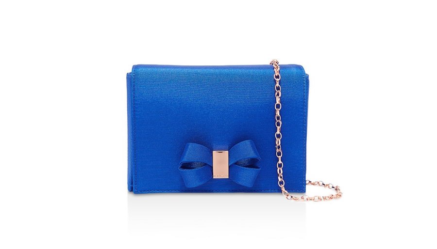 blue clutch ted baker