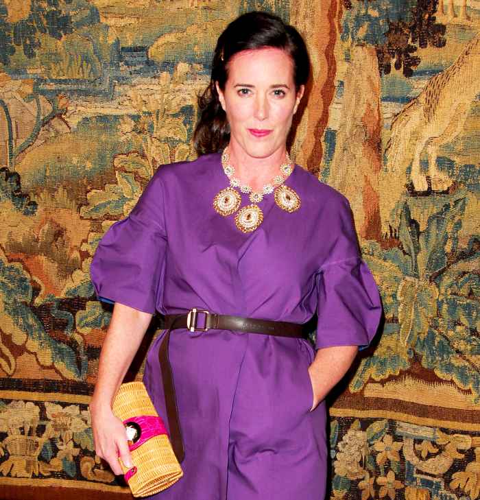 Kate Spade attends the 7th On Sale black-tie gala dinner held at 69th St Armory in New York City.