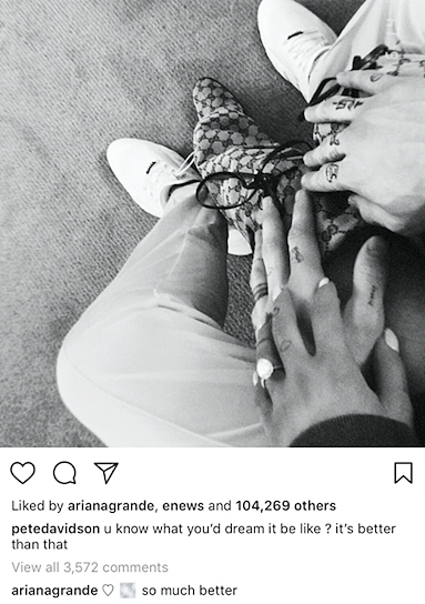 Ariana Grande Confirms Pete Davidson Engagement