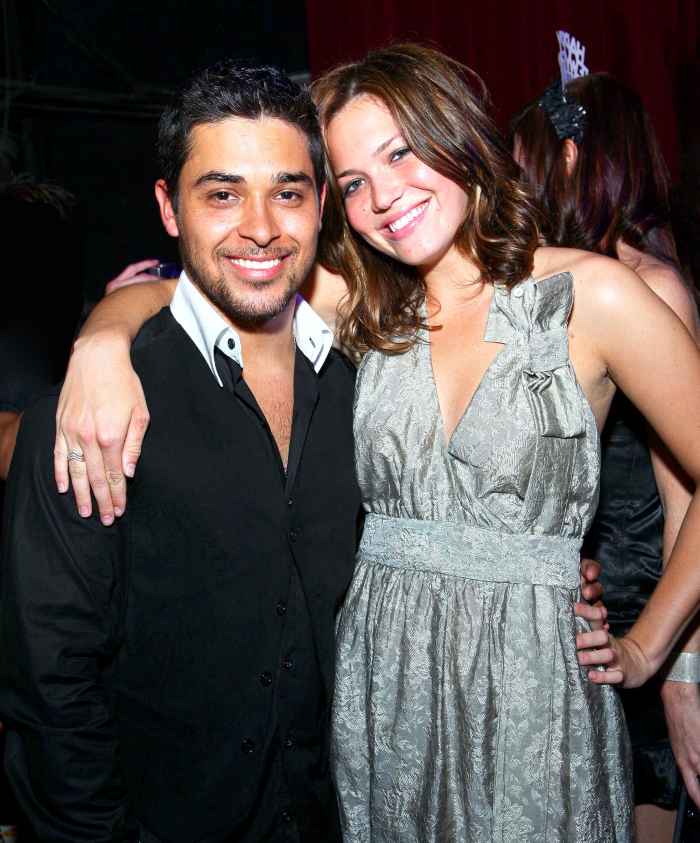 Wilmer Valderrama and Mandy Moore celebrate New Year's Eve 2007 at Mansion nightclub in South Beach, Miami, Florida.