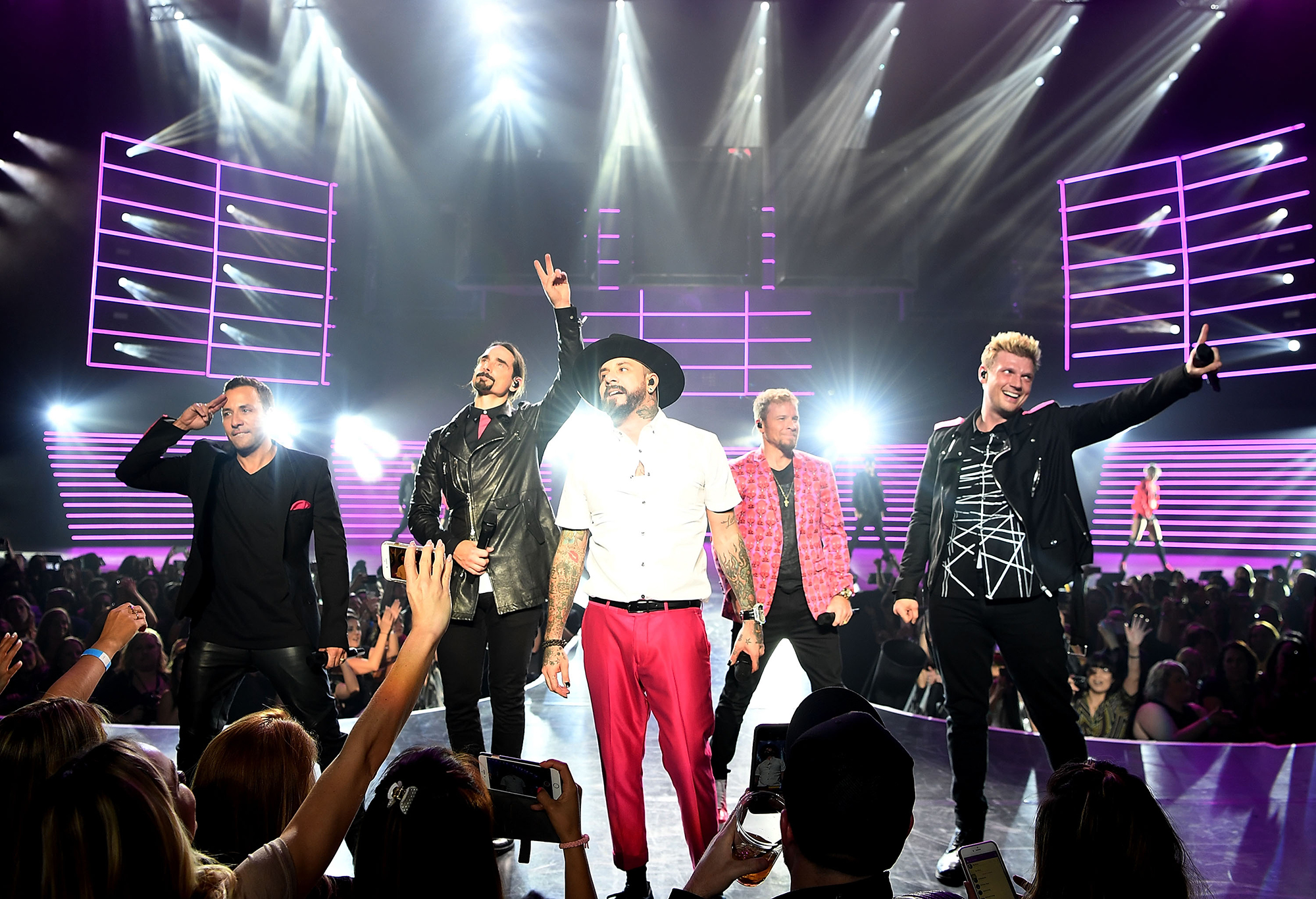 Howie Dorough, Kevin Richardson, AJ McLean, Brian Littrell and Nick Carter