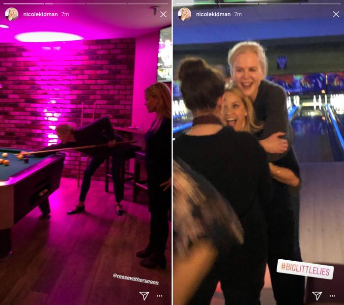 The cast of Big Little Lies goes bowling.