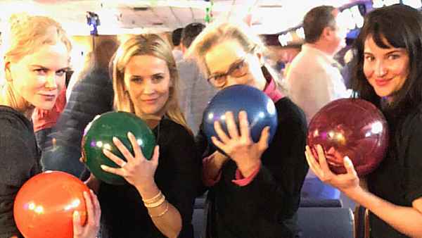 The cast of Big Little Lies goes bowling.