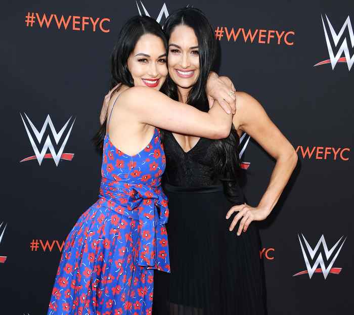 Brie Bella Nikki Bella WWE Emmy For Your Consideration event