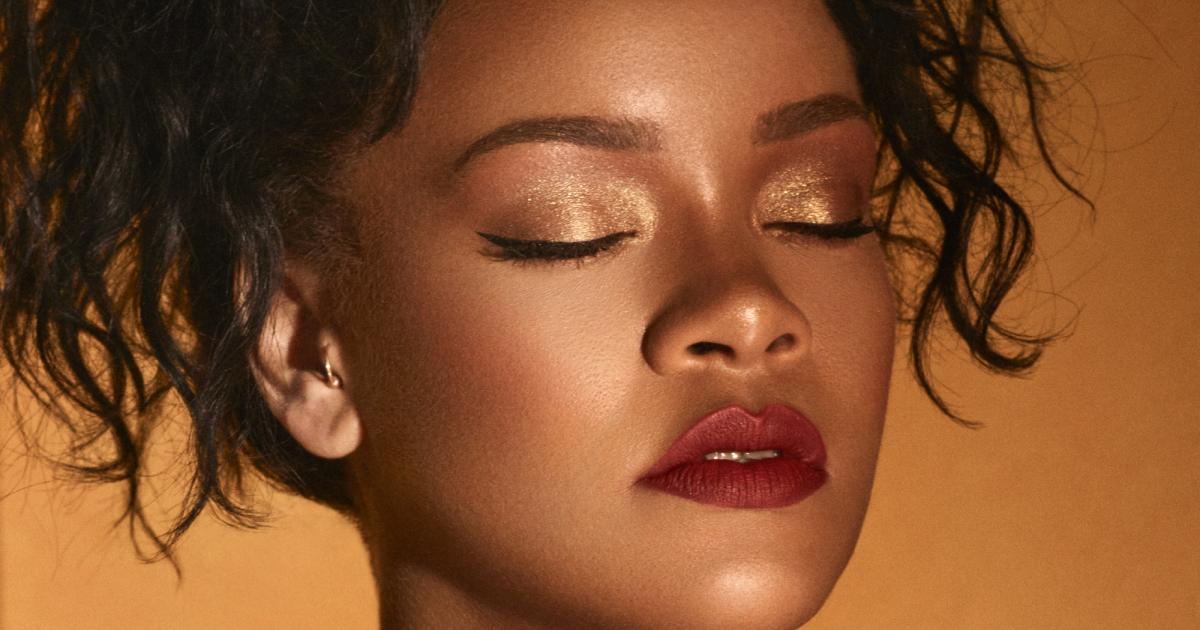 Rihanna teases and allures for the Fenty Beauty Moroccan Spice Palette  Campaign