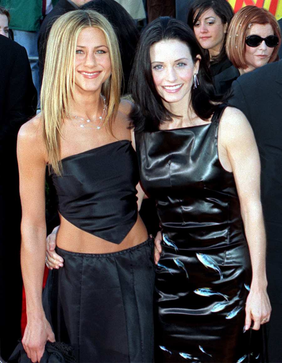 Courteney Cox and Jennifer Aniston