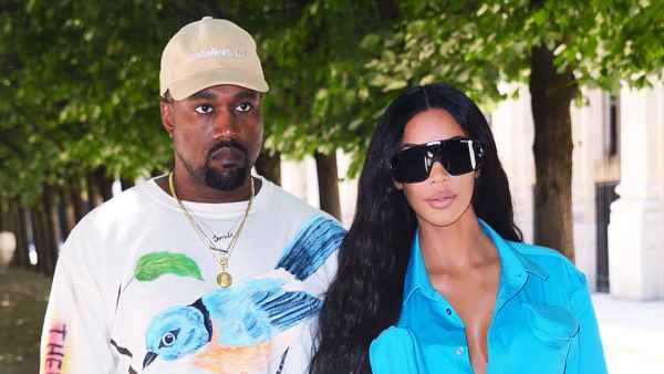 Kanye West Kim Kardashian Paris