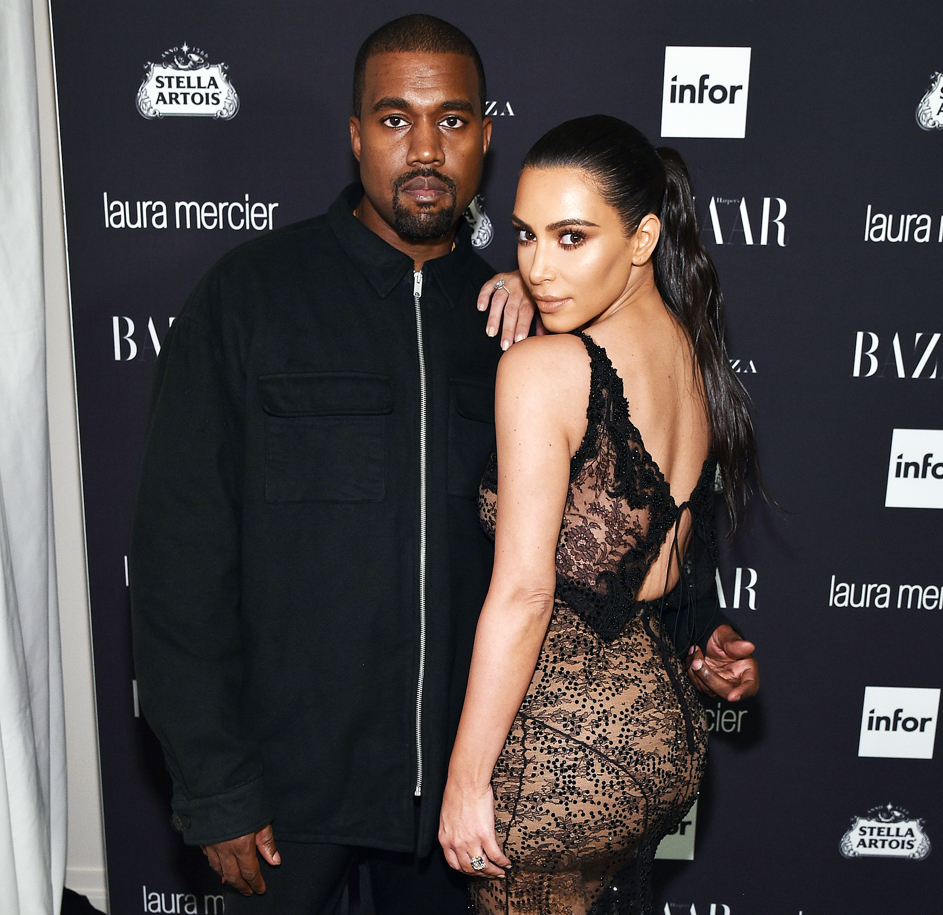 Kim Kardashian Kanye West TMZ Appearance