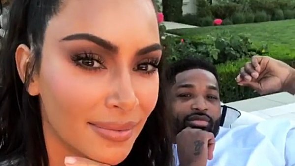 Kim Kardashian and Tristan Thompson
