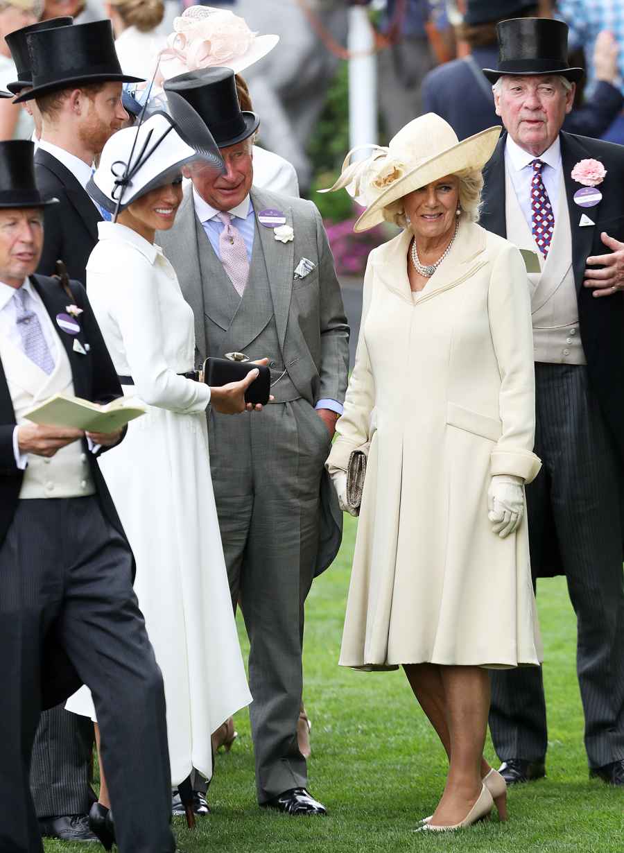 Duchess Meghan Markle Prince Harry Prince Charles Camilla Royal Ascot Day 1