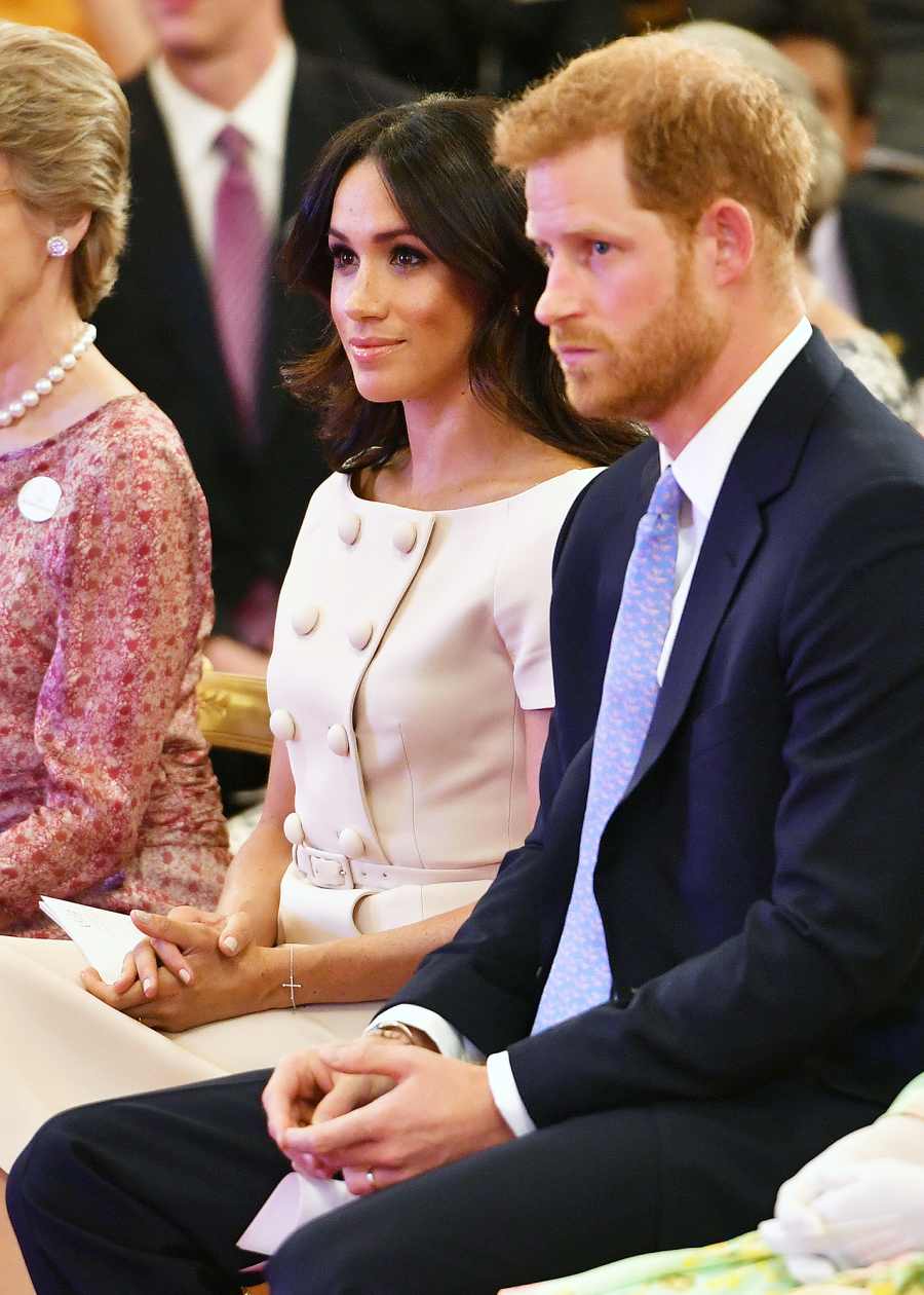 Prince Harry Duchess Meghan Queen's Young Leaders