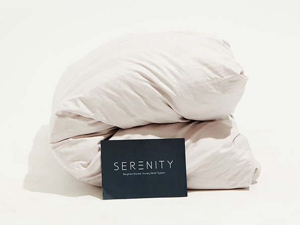 Shop This Serenity Weighted Blanket for 15 Percent Off