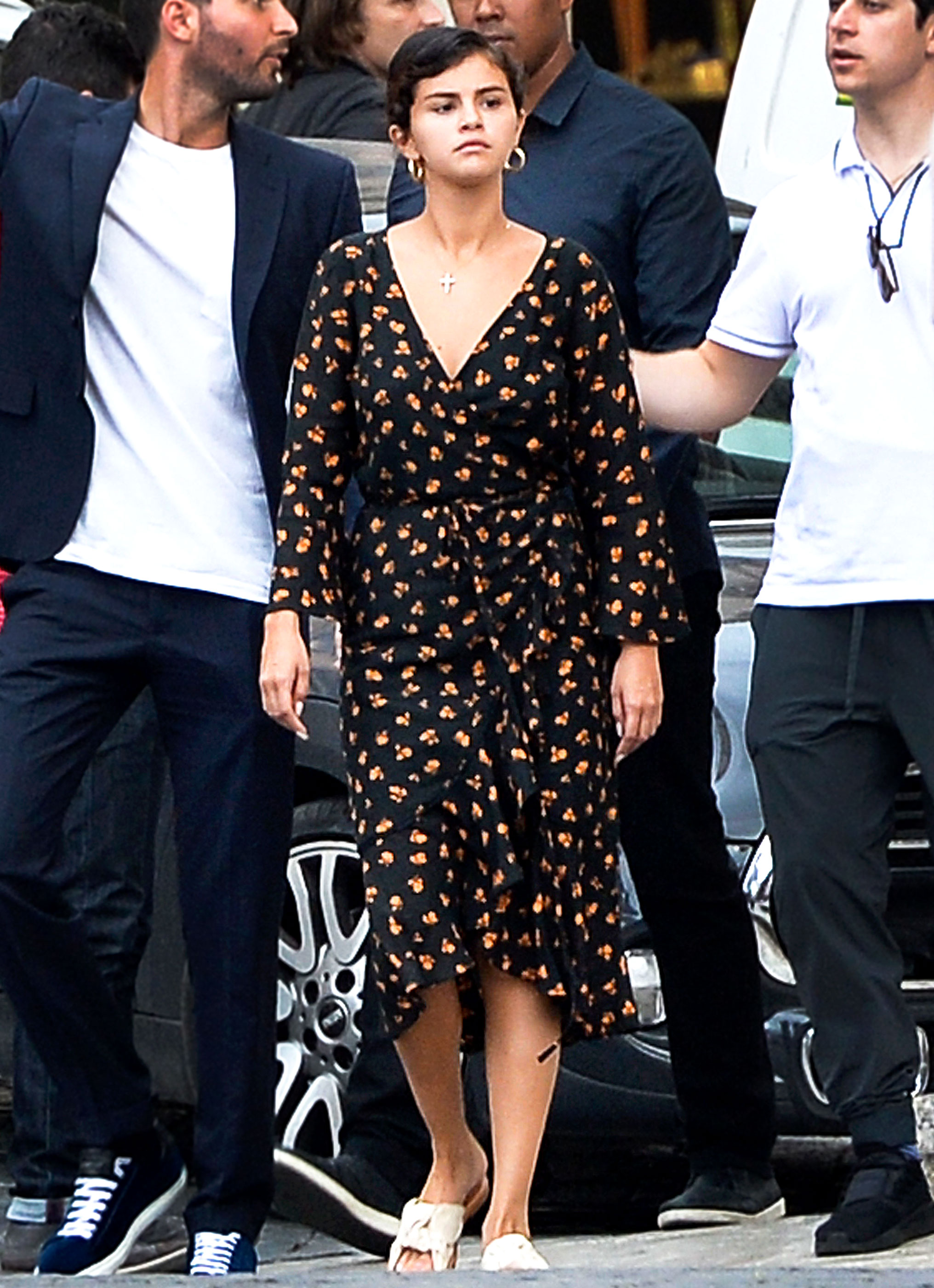 Gomez Wears Wrap Dress in Rome: Similar Styles