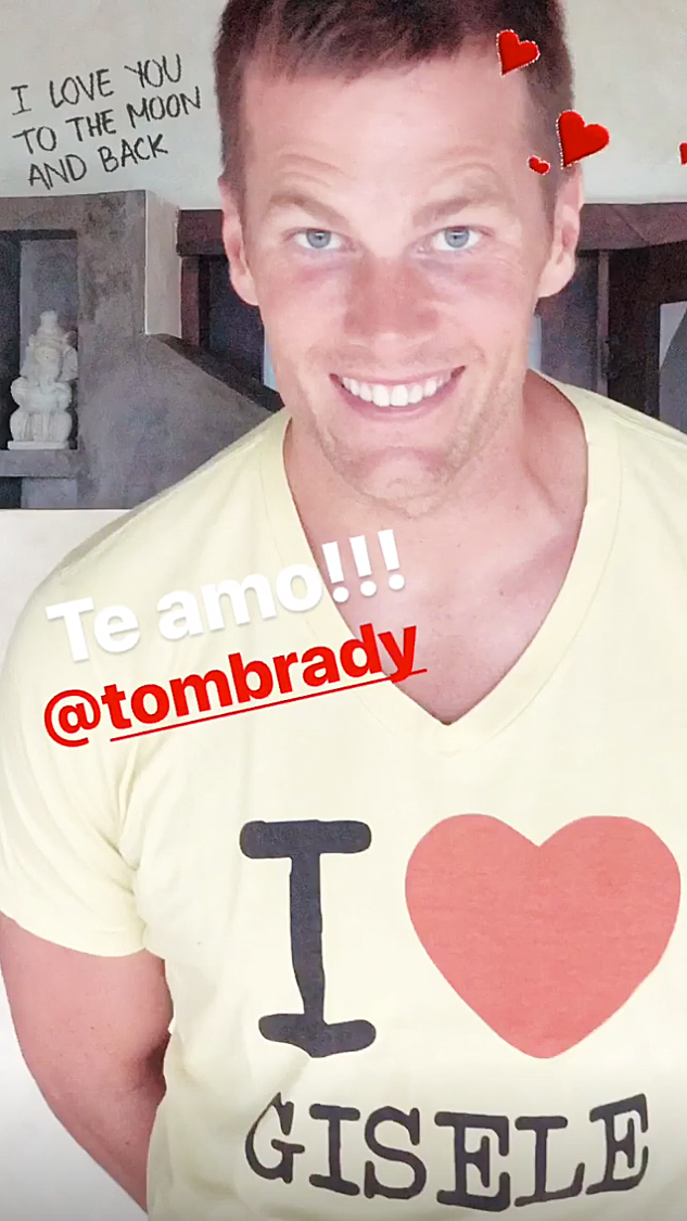 Tom Brady dons 'I heart Gisele' shirt similar to Tom Hiddleston's