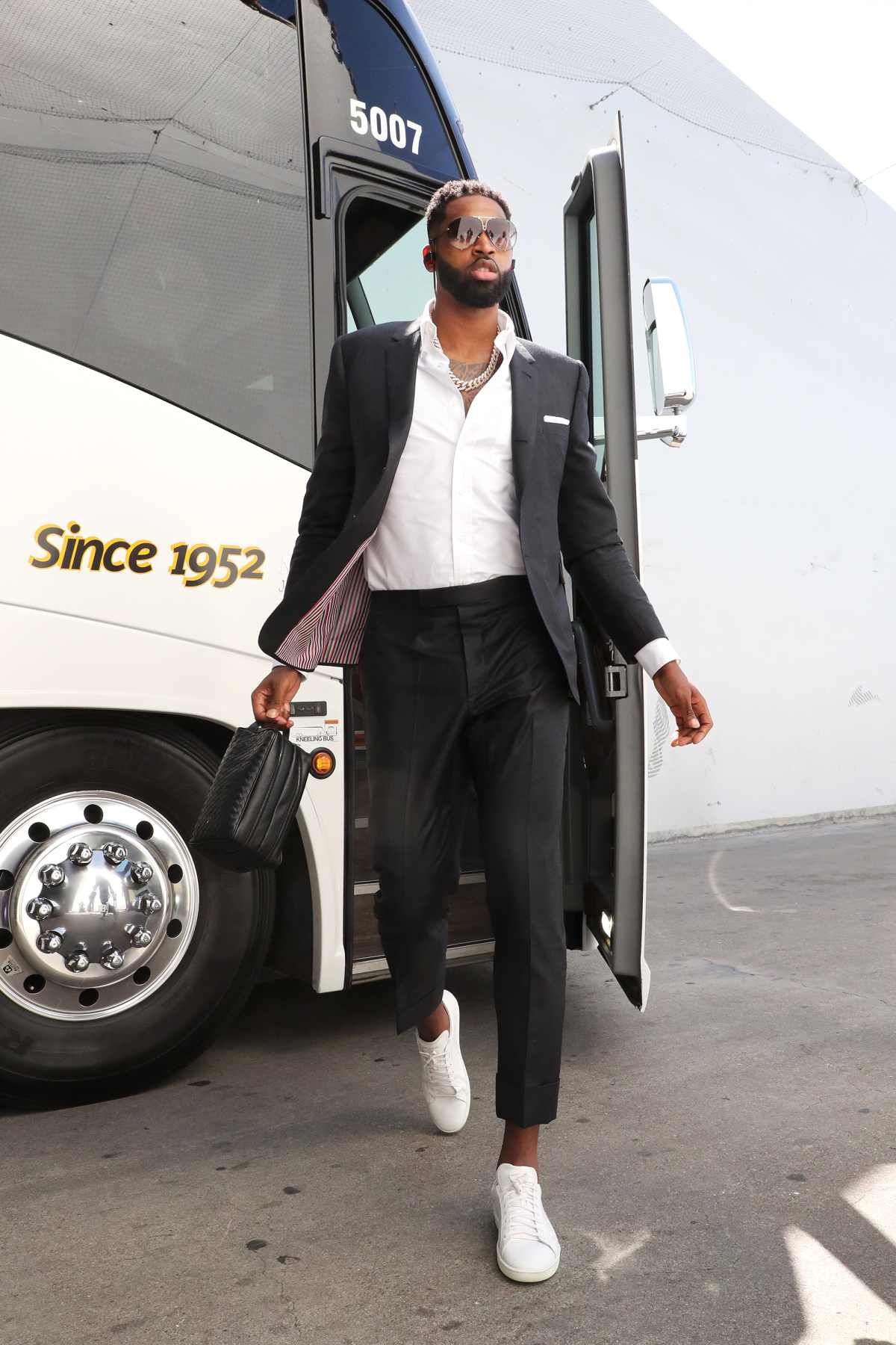 Cavaliers Players in Thom Browne Suits @ NBA Playoffs Game Against Indiana  - Fashionsizzle