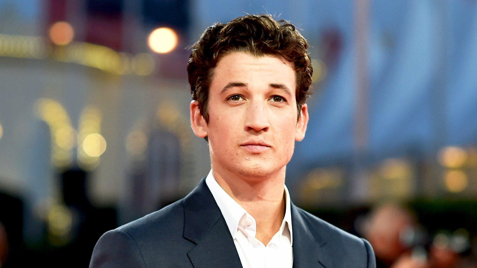 Miles Teller attends "The November man" 2014 premiere in Deauville, France.